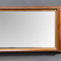 Edward Barnsley. Exceptional Arts & Crafts Handmade Walnut Landscape Mirror - Thumbnail 5