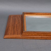 Edward Barnsley. Exceptional Arts & Crafts Handmade Walnut Landscape Mirror - Thumbnail 11