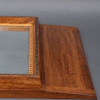 Edward Barnsley. Exceptional Arts & Crafts Handmade Walnut Landscape Mirror - Thumbnail 13