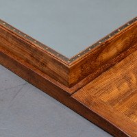 Edward Barnsley. Exceptional Arts & Crafts Handmade Walnut Landscape Mirror - Thumbnail 15