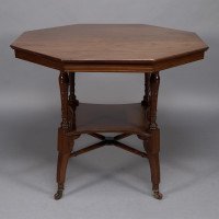 Jas Shoolbred, attributed. An Aesthetic Movement Octagonal Shaped Centre Table - Thumbnail 2
