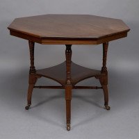 Jas Shoolbred, attributed. An Aesthetic Movement Octagonal Shaped Centre Table - Thumbnail 3