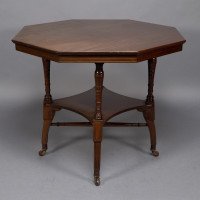 Jas Shoolbred, attributed. An Aesthetic Movement Octagonal Shaped Centre Table - Thumbnail 5