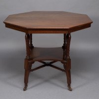 Jas Shoolbred Attributed, Aesthetic Movement Octagonal Centre Table - Thumbnail 6