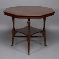 Jas Shoolbred, attributed. An Aesthetic Movement Octagonal Shaped Centre Table - Thumbnail 8