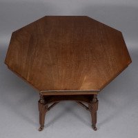 Jas Shoolbred, attributed. An Aesthetic Movement Octagonal Shaped Centre Table - Thumbnail 11