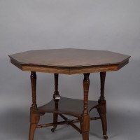 Jas Shoolbred, attributed. An Aesthetic Movement Octagonal Shaped Centre Table - Thumbnail 12