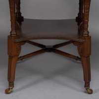 Jas Shoolbred, attributed. An Aesthetic Movement Octagonal Shaped Centre Table - Thumbnail 15