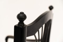 Dante Rossetti for Morris & Co., A Pair of Rush Seated Armchairs - Thumbnail 8