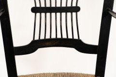 Dante Rossetti for Morris & Co., A Pair of Rush Seated Armchairs - Thumbnail 10