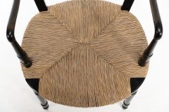 Dante Rossetti for Morris & Co., A Pair of Rush Seated Armchairs - Thumbnail 12