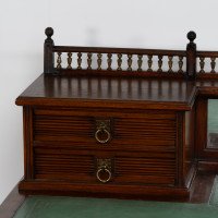 Bruce Talbert, Style of. By Gillow & Co., Aesthetic Oak Knee Hole Desk - Thumbnail 4