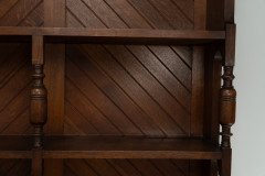 Charles Locke Eastlake Arts & Crafts Oak Dresser with Shelves & Carved Florets - Thumbnail 10