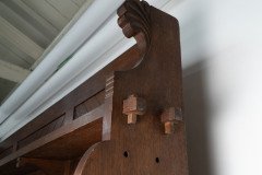 Charles Locke Eastlake Arts & Crafts Oak Dresser with Shelves & Carved Florets - Thumbnail 3