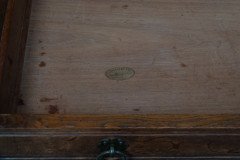 Charles Locke Eastlake Arts & Crafts Oak Dresser with Shelves & Carved Florets - Thumbnail 21
