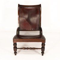 H. H. Richardson In the style of E. W. Godwin American Leatherette Side Chair - Thumbnail 2