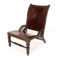 H. H. Richardson In the style of E. W. Godwin American Leatherette Side Chair - Thumbnail 3