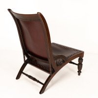 H. H. Richardson In the style of E. W. Godwin American Leatherette Side Chair - Thumbnail 12