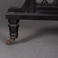 Aesthetic Movement Scissor Action Drop Leaf Side Table Made From Hungarian Ash - Thumbnail 16