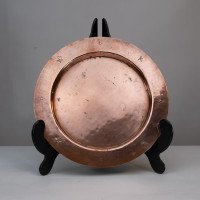 Birmingham Guild of Handicraft. An Arts & Crafts Four Piece Hand-hammered Dressing Table or Desk Set - Thumbnail 2
