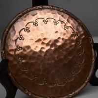 Birmingham Guild of Handicraft. Arts & Crafts Four Piece Hand-hammered Dressing Table or Desk Set - Thumbnail 12