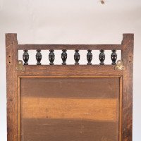 Shapland & Petter attri. M. H. Baillie Scott, Style of. An Arts & Crafts Oak mirror with chequer Inlays - Thumbnail 13
