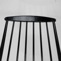 Lena Larsson, Made by Nesto, a Mid Century Ebonised Rocker with Sculptural Arms - Thumbnail 8