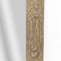 Margaret Gilmour School. An Arts & Crafts Oblong Brass Mirror - Thumbnail 8
