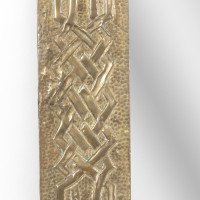 Margaret Gilmour School. An Arts & Crafts Oblong Brass Mirror - Thumbnail 14