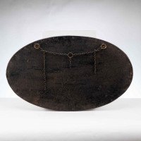 Arts & Crafts Copper Plated Mirror with Hand Formed Celtic Details - Thumbnail 6