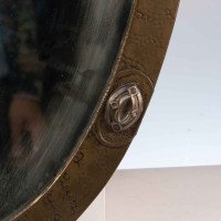 Arts & Crafts, Hand-Hammered Brass Mirror with Celtic Details (c.1900) - Thumbnail 5