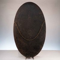 Arts & Crafts, Hand-Hammered Brass Mirror with Celtic Details (c.1900) - Thumbnail 7