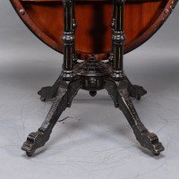 Gillows, attributed. An Aesthetic Movement Tilt Top Dining Table with Floral Inlays - Thumbnail 17