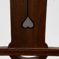 Arts & Crafts Side Chair with Ebony & Pewter Inlays, Probably Waring & Gillow - Thumbnail 11