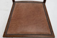 Arts & Crafts Side Chair with Ebony Pewter Inlays, probably Waring & Gillow - Thumbnail 14