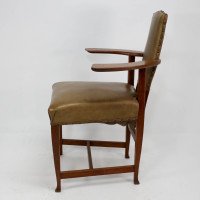 George Walton. An Arts & Crafts Glasgow School Oak 'Abingdon' Armchair - Thumbnail 4