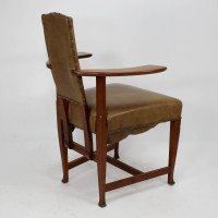 George Walton. An Arts & Crafts Glasgow School Oak 'Abingdon' Armchair - Thumbnail 11