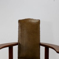 George Walton. An Arts & Crafts Glasgow School Oak 'Abingdon' Armchair - Thumbnail 6
