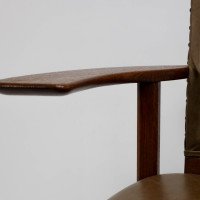 George Walton. Arts & Crafts Glasgow School Oak 'Abingdon' Armchair - Thumbnail 8