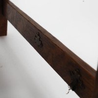 W. R. Lethaby. A Rare Arts & Crafts Sculptured Oak Armchair with Shaped Arms - Thumbnail 14