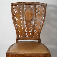 Arthur Heygate Mackmurdo for the Century Guild. An Important Art Nouveau Chair - Thumbnail 7