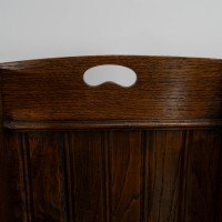 Wylie & Lochhead Attributed, a Glasgow-Style Arts & Crafts Oak Magazine Rack - Thumbnail 4