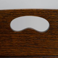 Wylie & Lochhead Attributed, a Glasgow-Style Arts & Crafts Oak Magazine Rack - Thumbnail 6