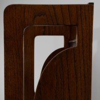 Wylie & Lochhead, attributed. A Glasgow-Style Arts & Crafts Oak Magazine Rack - Thumbnail 7