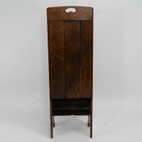Wylie & Lochhead, attributed. A Glasgow-Style Arts & Crafts Oak Magazine Rack - Thumbnail 11