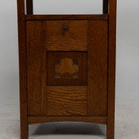 G. M. Ellwood for J. S. Henry. Oak & Inlaid Coal Purdonium - Thumbnail 9