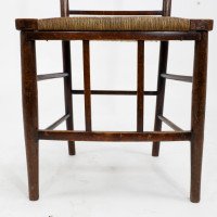 Liberty & Co., A Pair of Arts & Crafts Side Chairs with Finely Rushed Seats - Thumbnail 11