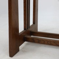Wilhelm Schmidt Made by Prag-Rudniker. A Vienna Secession Oak Piano Stool - Thumbnail 13