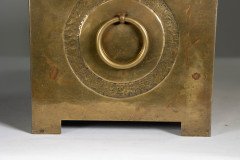 Margaret Gilmour, attributed. Scottish Arts & Crafts Brass Coal Box with Thistle Detail - Thumbnail 8