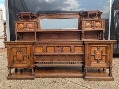 Bruce Talbert for Gillows. Aesthetic Movement Exhibition Quality Oak Sideboard. - Thumbnail 3